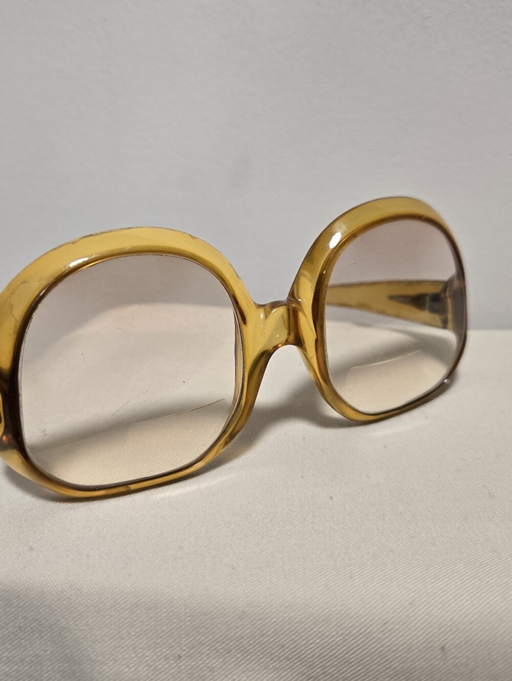 Vintage Christian Dior Mod 2035 Sunglasses Frames Amber Honey Optyl Germany